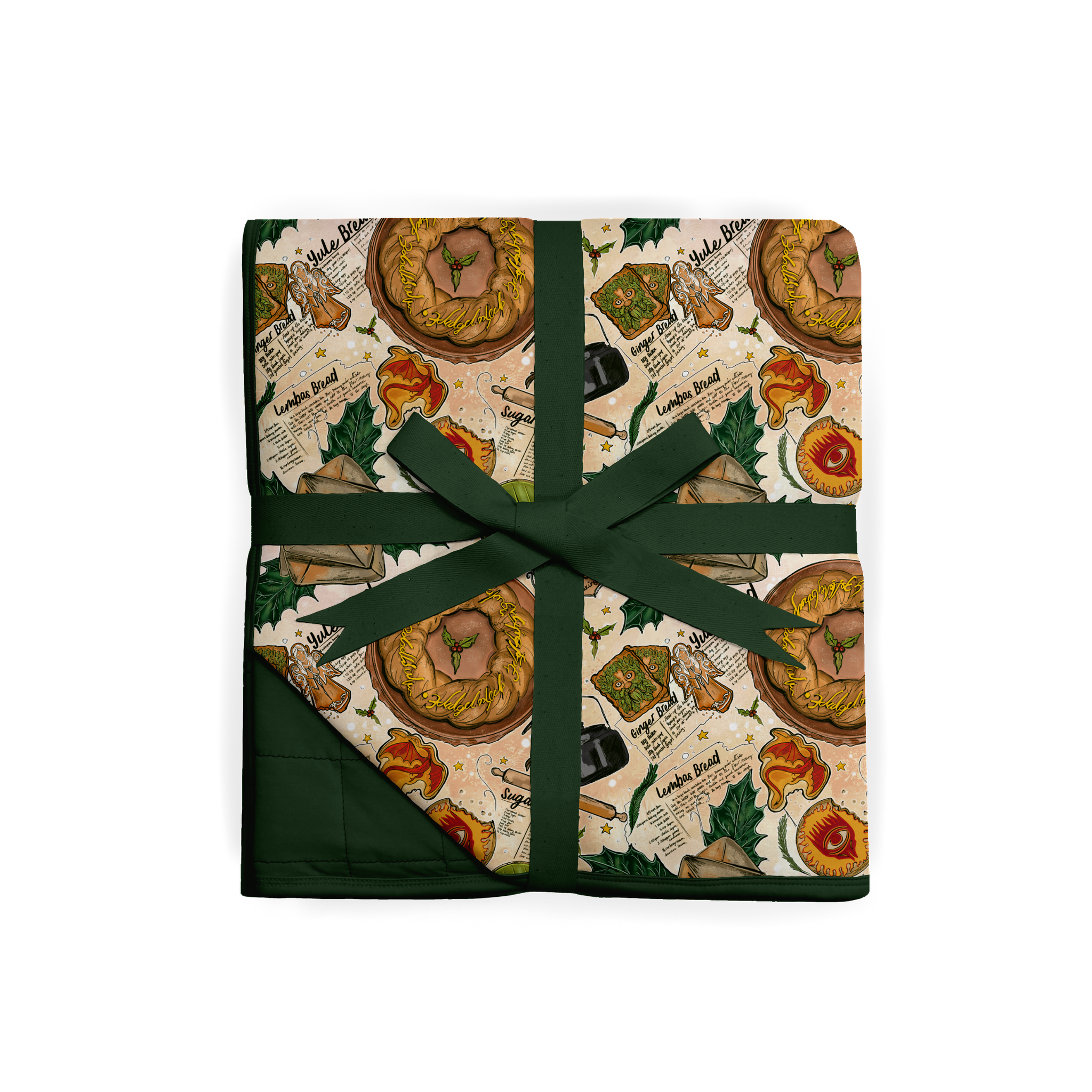 Middle-Earth™ Yuletide Elevenses™ Quilted Oversized Blanket