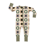 Festive Quilt Zip Romper