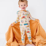 busytown market day quilted blanket 1