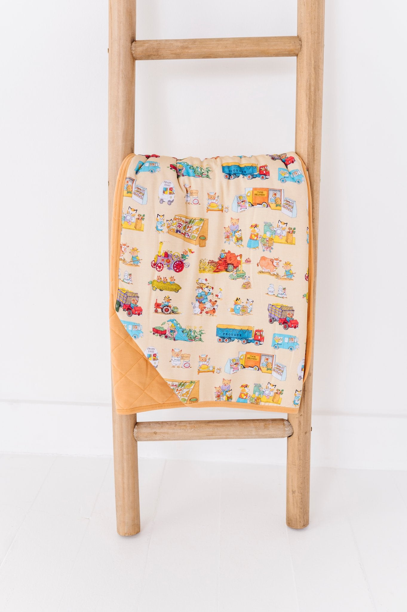 busytown market day quilted blanket 2