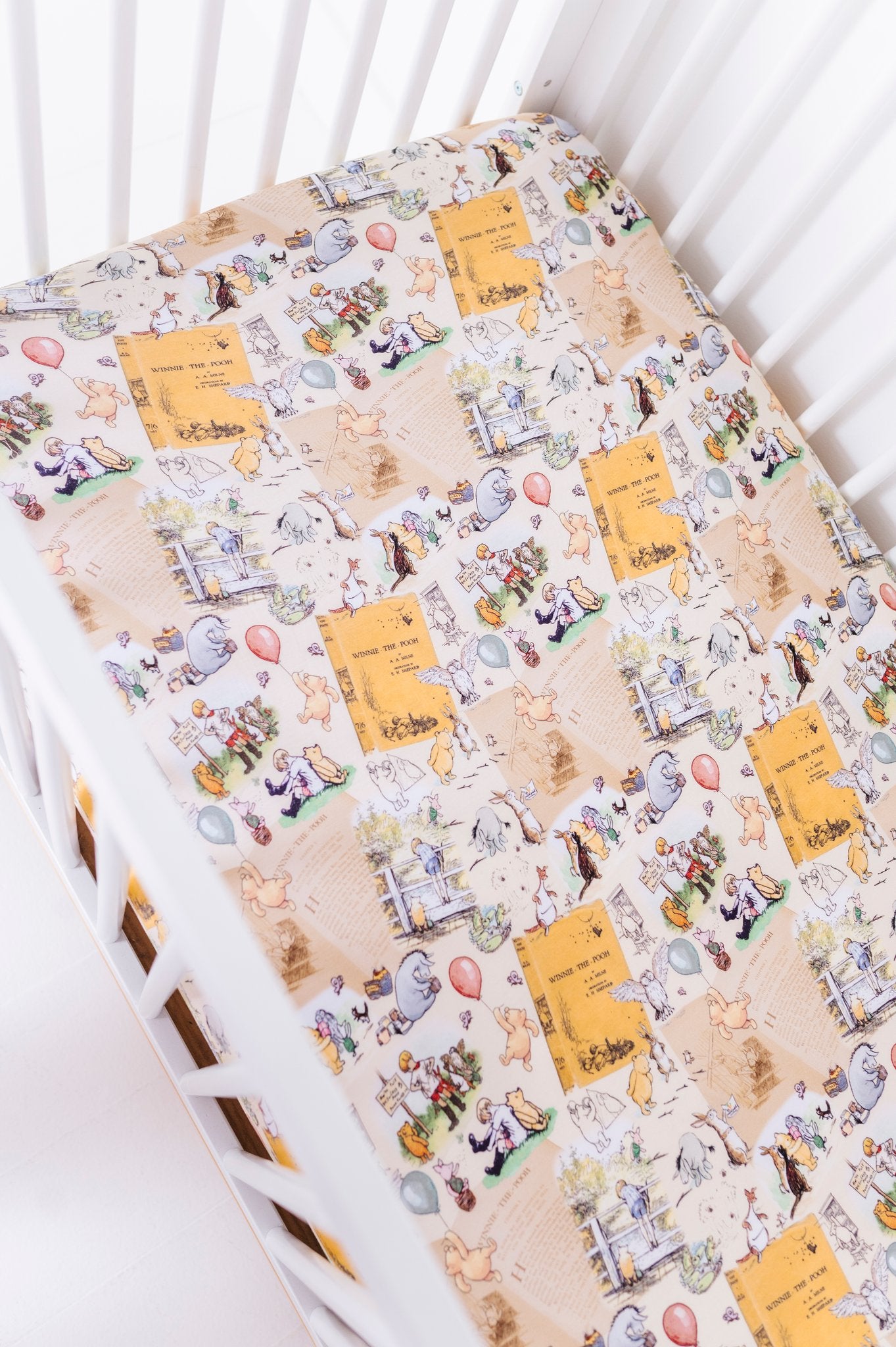 Crib Sheet in Hundred Acre Storybook