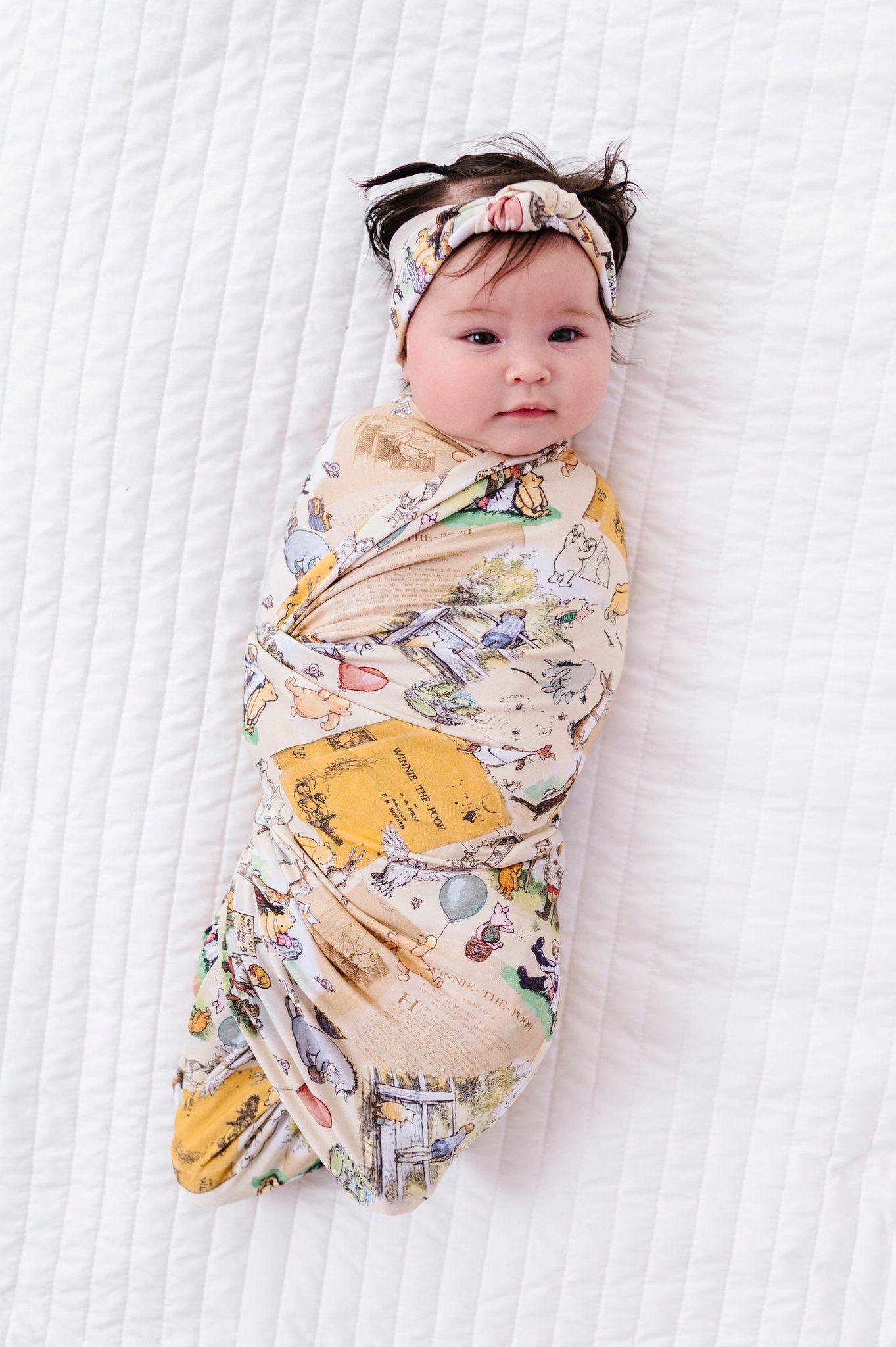 Swaddle Set in Hundred Acre Storybook
